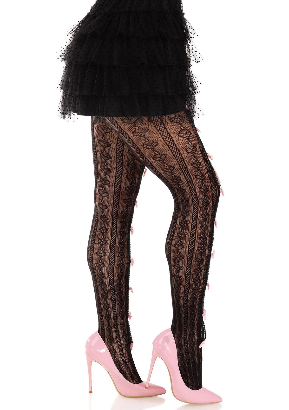Bestel: Sweetheart Striped Net Pantyhose - bij Happytoys.nl, happytoys.be, Happytoys.ae: erotische sex webshop | liever Happy dan Easy ⭐⭐⭐⭐⭐