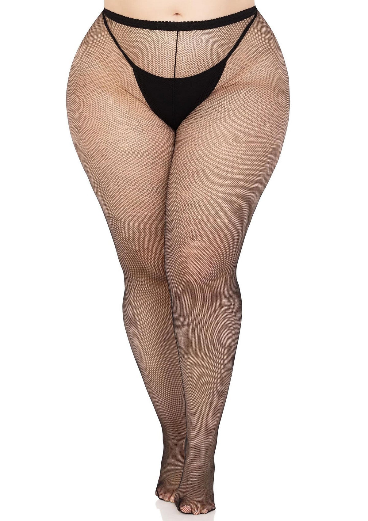 Bestel: Plus Elastane Micro Net Tights - bij Happytoys.nl, happytoys.be, Happytoys.ae: erotische sex webshop | liever Happy dan Easy âââââ - Default Title - 85112 - BLACK - 1X/2X