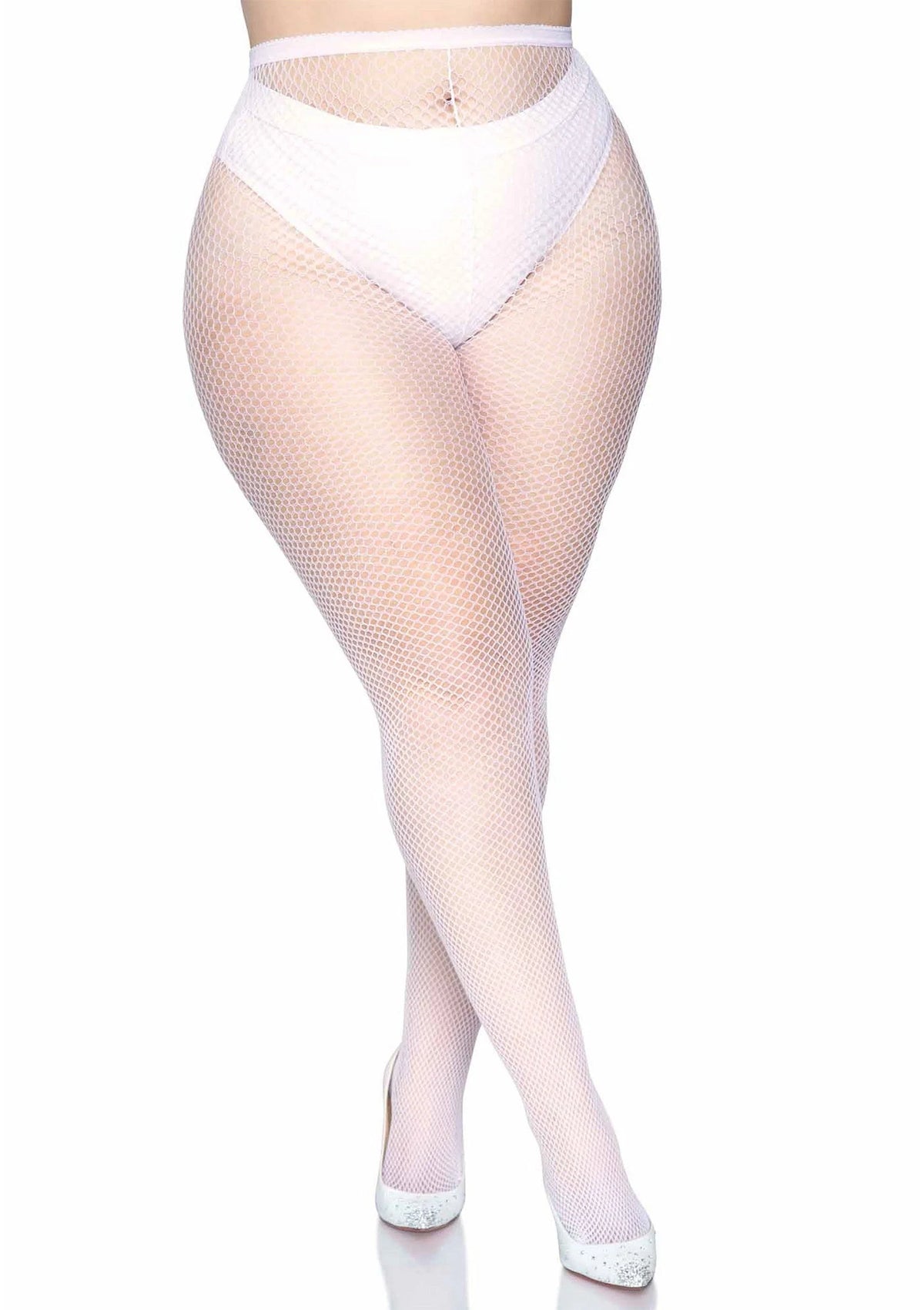 Plus Fishnet Pantyhose