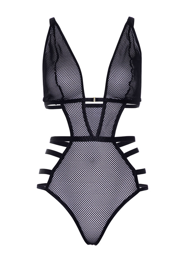 Bestel: Strappy Teddy With Adjustable Straps by Leg Avenue - bij Happytoys.nl, happytoys.be, Happytoys.ae: erotische sex webshop | liever Happy dan Easy ⭐⭐⭐⭐⭐ - S - 86541 - BLACK - S