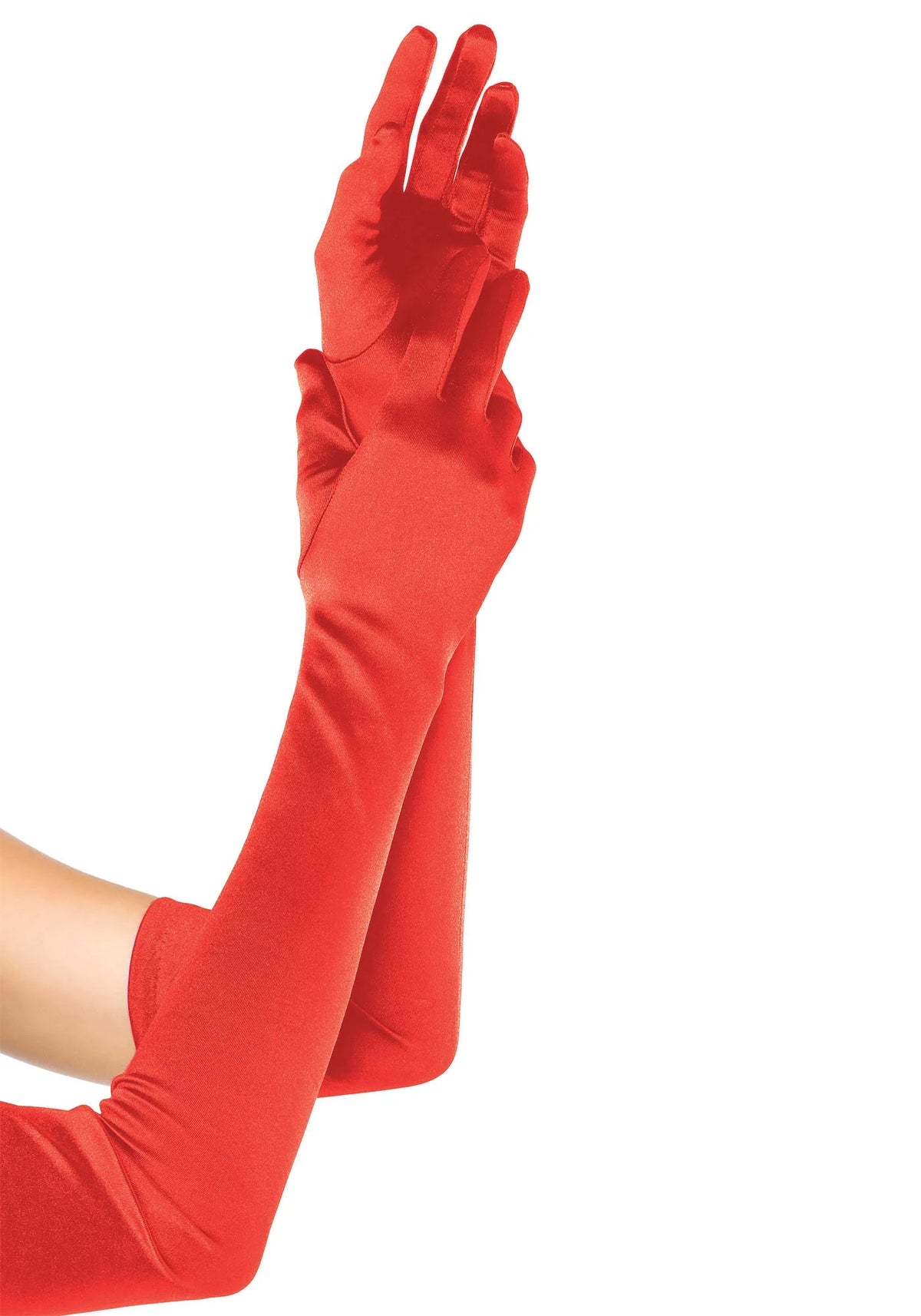 Bestel: Extra Long Satin Gloves by Leg Avenue - bij Happytoys.nl, happytoys.be, Happytoys.ae: erotische sex webshop | liever Happy dan Easy âââââ - Rood - 88001 - RED - O/S