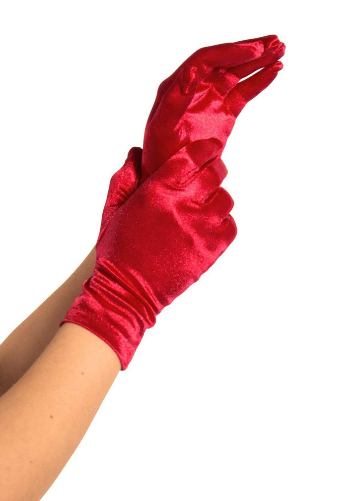 Bestel: Wrist Length Satin Gloves by Leg Avenue - bij Happytoys.nl, happytoys.be, Happytoys.ae: erotische sex webshop | liever Happy dan Easy âââââ - Rood - 88009 - RED - O/S