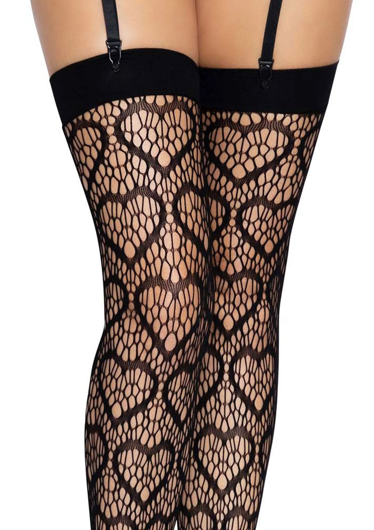 Bestel: Heart Net Thigh Highs - bij Happytoys.nl, happytoys.be, Happytoys.ae: erotische sex webshop | liever Happy dan Easy âââââ