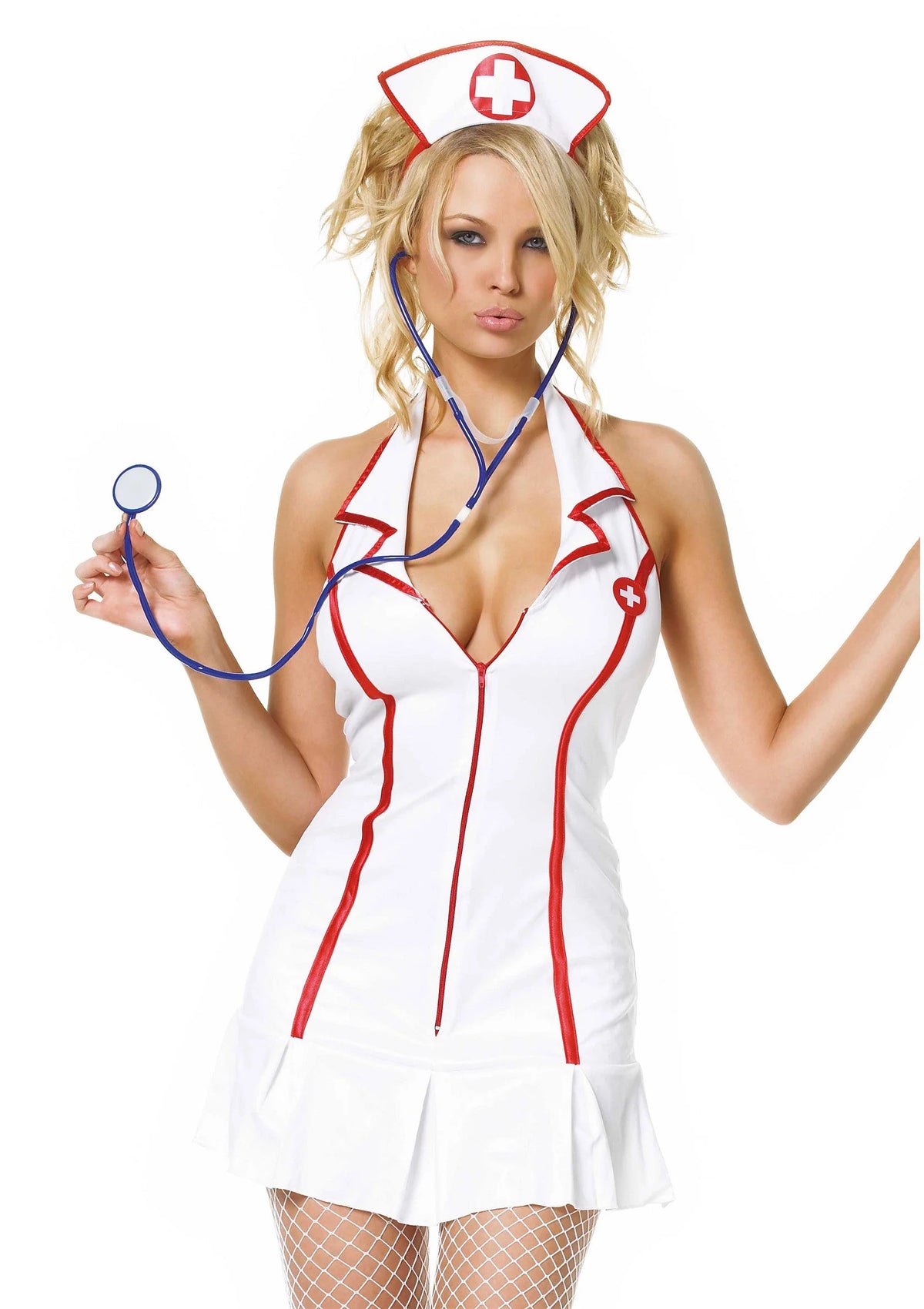 Bestel: Head Nurse Dress - bij Happytoys.nl, happytoys.be, Happytoys.ae: erotische sex webshop | liever Happy dan Easy âââââ - Default Title - 88200 - WHITE - XL