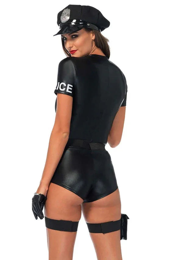 Bestel: Flirty Five - 0 Cop Romper by Leg Avenue - bij Happytoys: de erotische sex webshop | liever Happy dan Easy ⭐⭐⭐⭐⭐