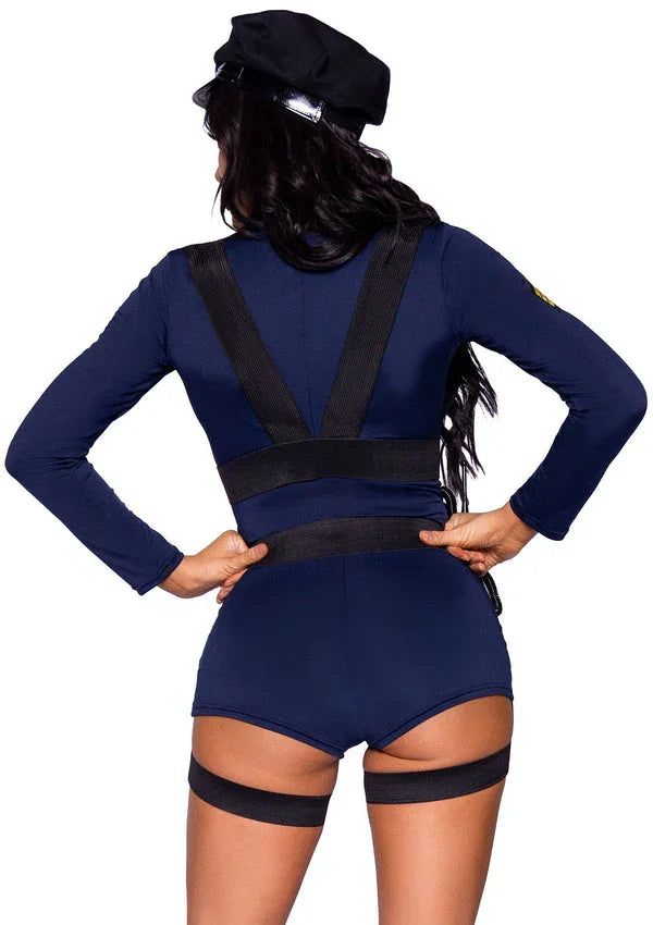 Bestel: Flirty Cop Romper Police Uniform by Leg Avenue - bij Happytoys.nl, happytoys.be, Happytoys.ae: erotische sex webshop | liever Happy dan Easy âââââ