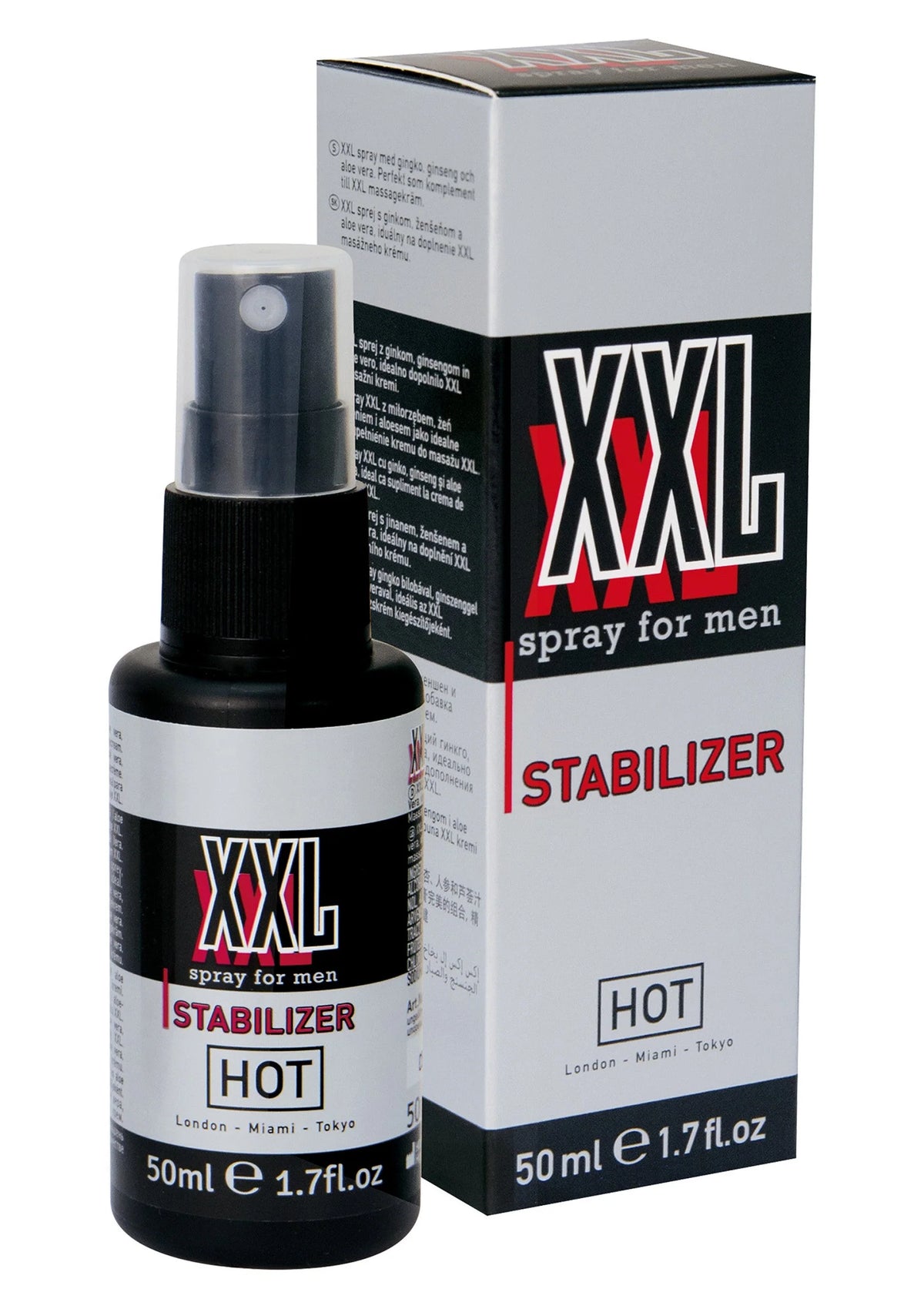 Bestel: XXL Spray For Men 50 ml by Hot - bij Happytoys.nl, happytoys.be, Happytoys.ae: erotische sex webshop | liever Happy dan Easy âââââ - Default Title - 90223 - NATUREL - 50