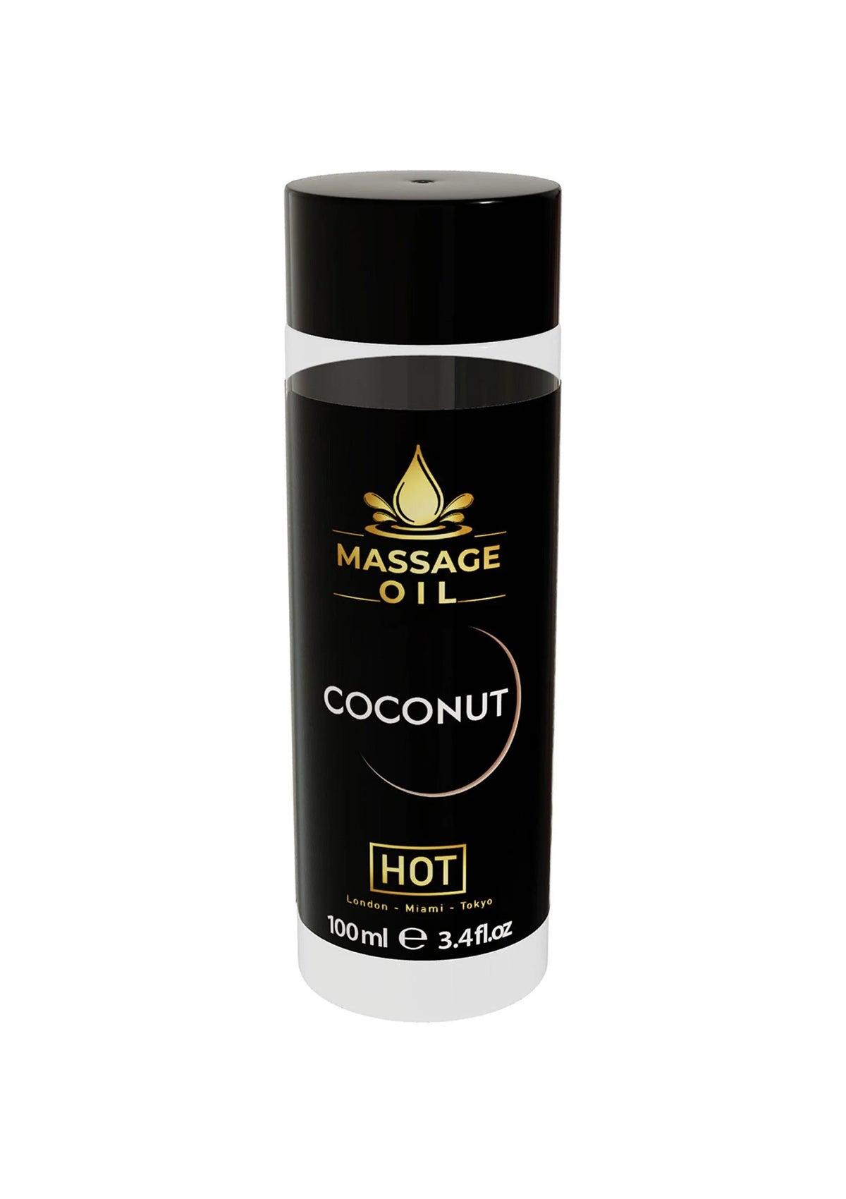 Bestel: Massage Oil 100 ml by Hot - bij Happytoys.nl, happytoys.be, Happytoys.ae: erotische sex webshop | liever Happy dan Easy ⭐⭐⭐⭐⭐