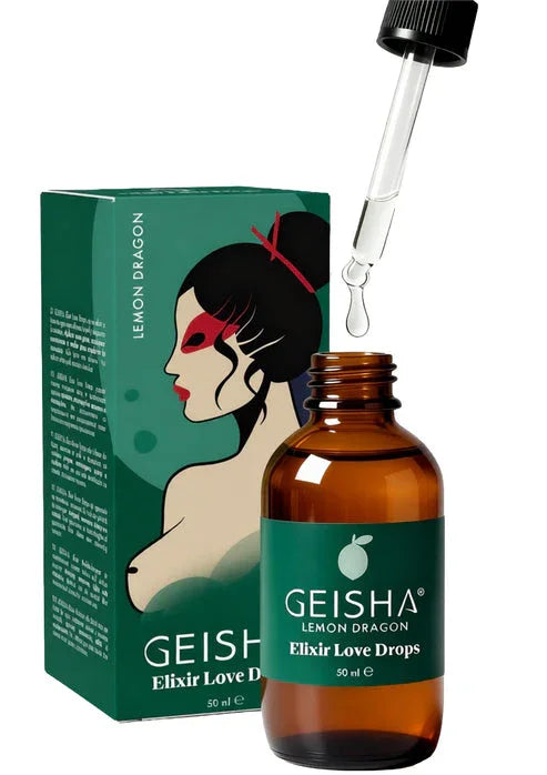 Bestel: Elixir Love Drops 50 ml by Geisha - bij Happytoys.nl, happytoys.be, Happytoys.ae: erotische sex webshop | liever Happy dan Easy ⭐⭐⭐⭐⭐ - Lemon Dragon - 90600 - LEMON - 50