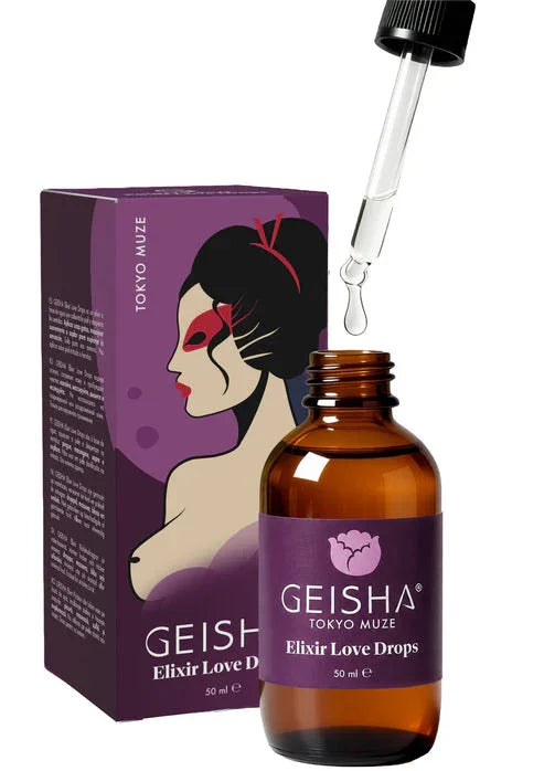 Bestel: Elixir Love Drops 50 ml by Geisha - bij Happytoys.nl, happytoys.be, Happytoys.ae: erotische sex webshop | liever Happy dan Easy ⭐⭐⭐⭐⭐ - Tokyo Muze - 90600 - TOKYO - 50