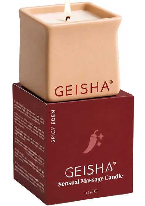 Bestel: Sensual Massage Candle 145 ml by Geisha - bij Happytoys.nl, happytoys.be, Happytoys.ae: erotische sex webshop | liever Happy dan Easy ⭐⭐⭐⭐⭐