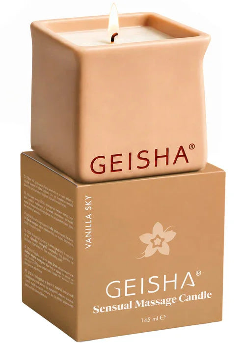 Bestel: Sensual Massage Candle 145 ml by Geisha - bij Happytoys.nl, happytoys.be, Happytoys.ae: erotische sex webshop | liever Happy dan Easy ⭐⭐⭐⭐⭐