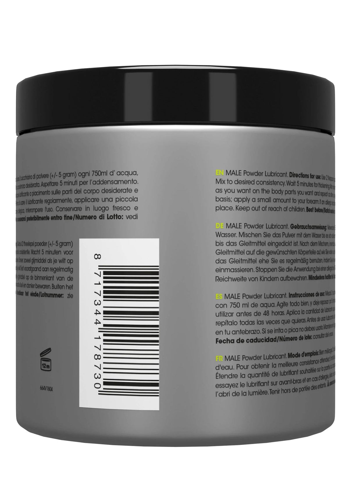 Bestel: Male Powder Lubricant 225 ml - bij Happytoys.nl, happytoys.be, Happytoys.ae: erotische sex webshop | liever Happy dan Easy ⭐⭐⭐⭐⭐