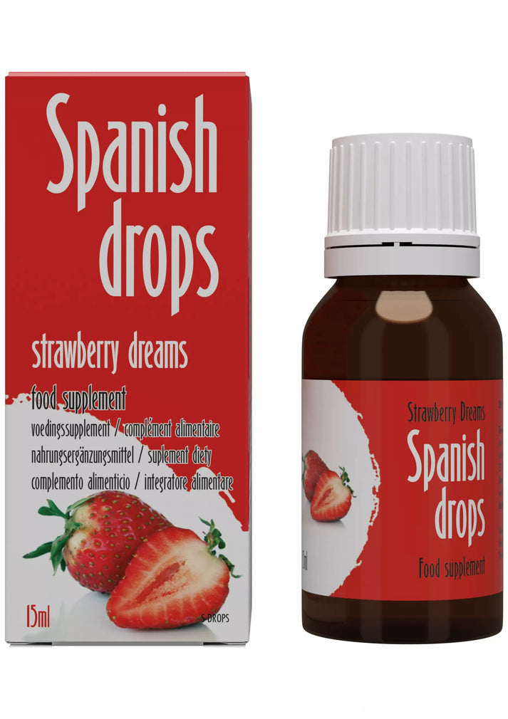 Bestel: Spanish Drops 15 ml by Cobeco - bij Happytoys.nl, happytoys.be, Happytoys.ae: erotische sex webshop | liever Happy dan Easy âââââ - Strawberry - 92550 - STRAWBERRY - 15