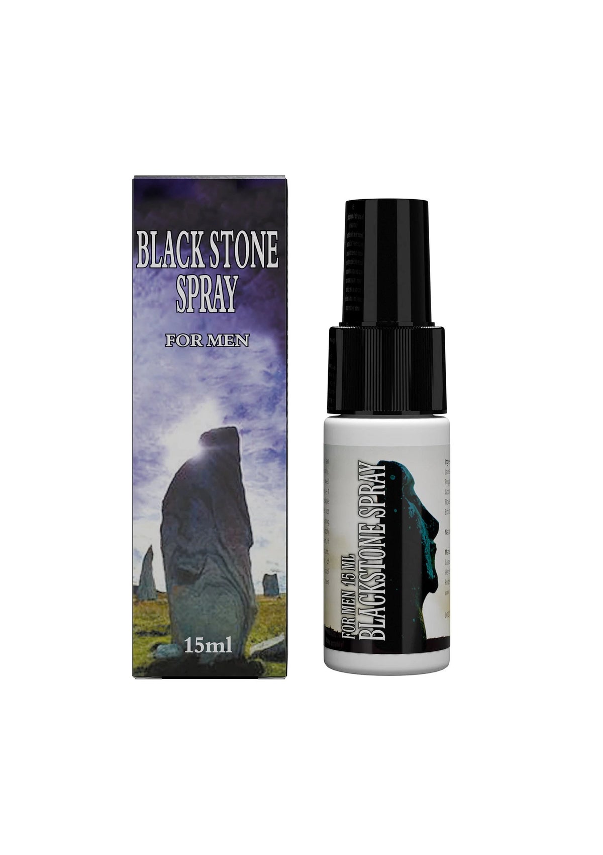 Bestel: Black Stone Delay Spray 15 ml - bij Happytoys.nl, happytoys.be, Happytoys.ae: erotische sex webshop | liever Happy dan Easy âââââ - Default Title - 92555 - NATUREL - 15