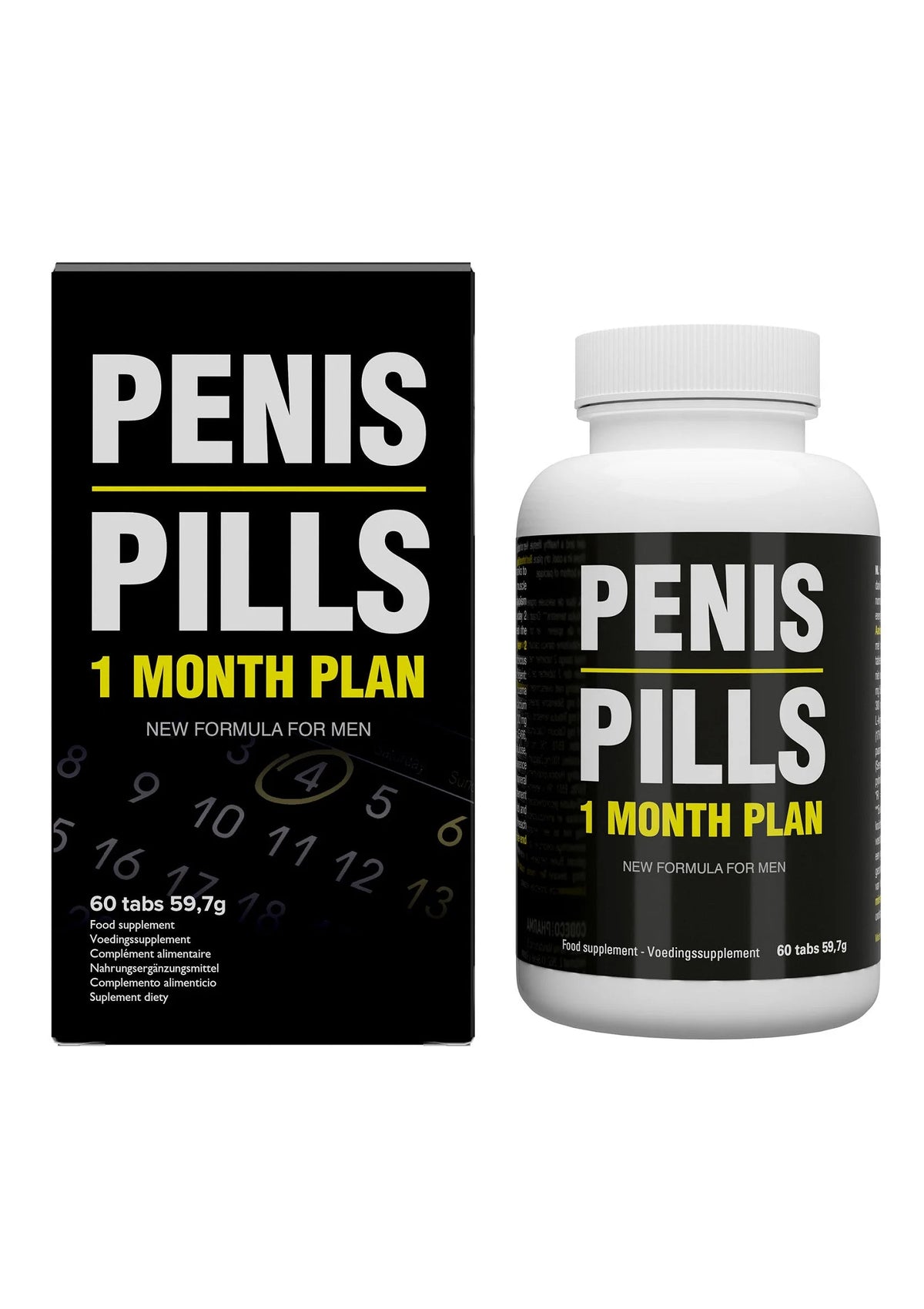 Bestel: Penis Pills 1 Month Plan 60 pcs - bij Happytoys.nl, happytoys.be, Happytoys.ae: erotische sex webshop | liever Happy dan Easy âââââ - Default Title - 92615 - NATUREL