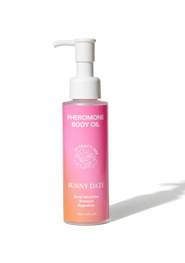Bestel: Phero Body Oil Attract Him 120 ml by Eye of Love Bloom - bij Happytoys.nl, happytoys.be, Happytoys.ae: erotische sex webshop | liever Happy dan Easy ⭐⭐⭐⭐⭐ - Lilac Dream - 93962 - SUNNYDAZE - 120