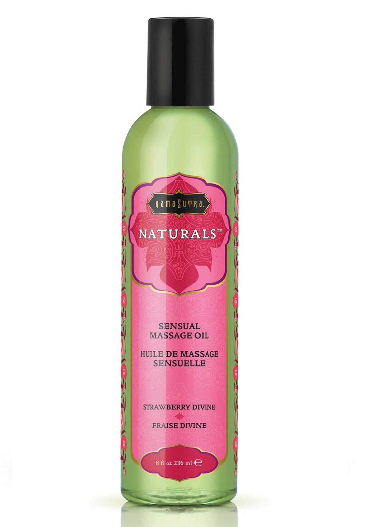 Bestel: Naturals Massage Oil 236 ml - bij Happytoys.nl, happytoys.be, Happytoys.ae: erotische sex webshop | liever Happy dan Easy ⭐⭐⭐⭐⭐ - Default Title - 94005 - STRAWBERRY - 236