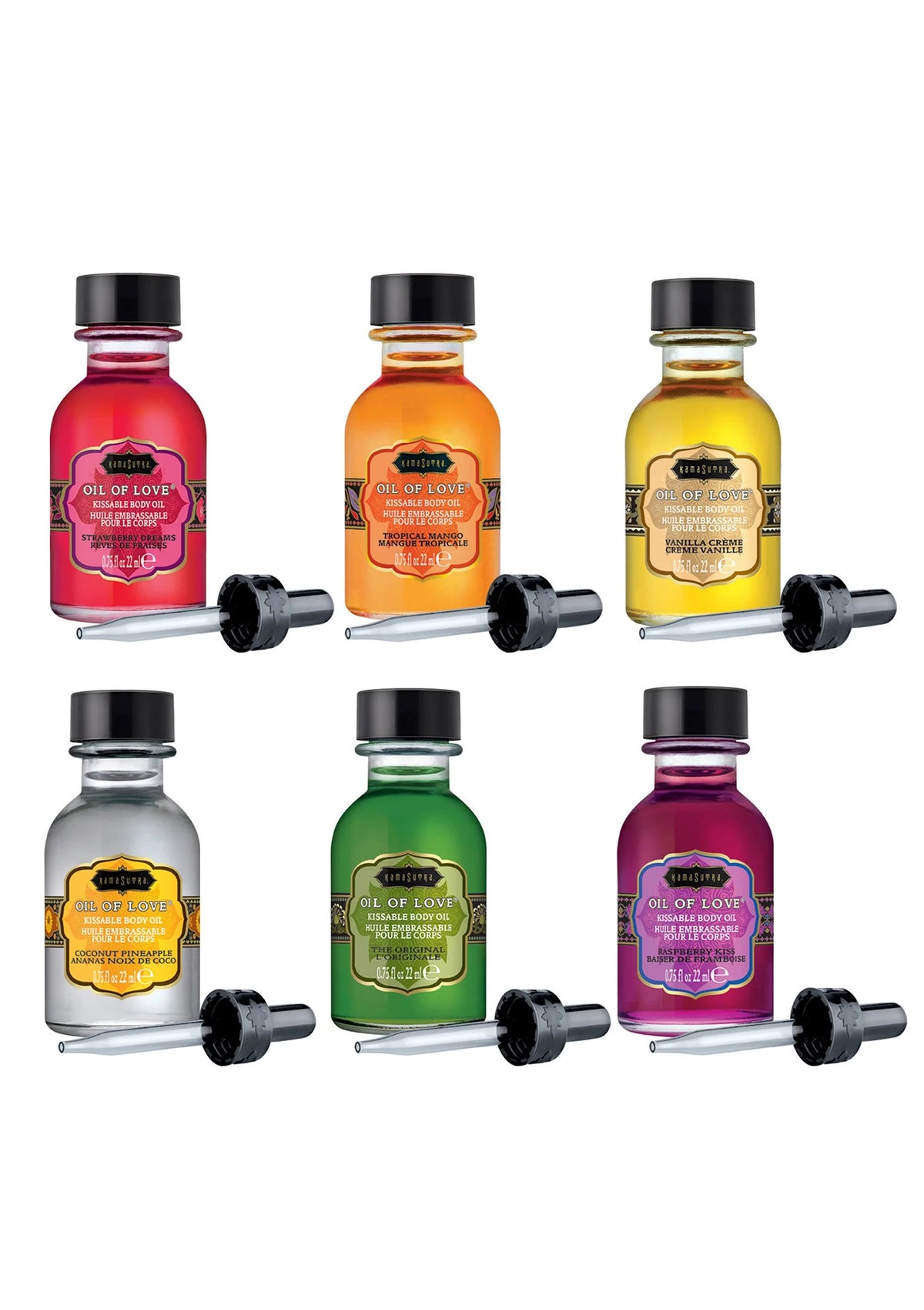 Bestel: Kama Sutra Oil of Love The Collection Set Massage Olie - bij Happytoys.nl, happytoys.be, Happytoys.ae: erotische sex webshop | liever Happy dan Easy ⭐⭐⭐⭐⭐ - Default Title - 94032 - ASSORTED