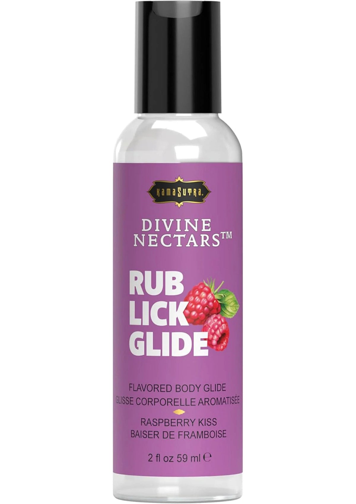 Bestel: Divine Nectare Flavored Body Glide 60 ml by Kamasutra - bij Happytoys.nl, happytoys.be, Happytoys.ae: erotische sex webshop | liever Happy dan Easy ⭐⭐⭐⭐⭐ - Raspberry - 94042 - RASPBERRY - 60
