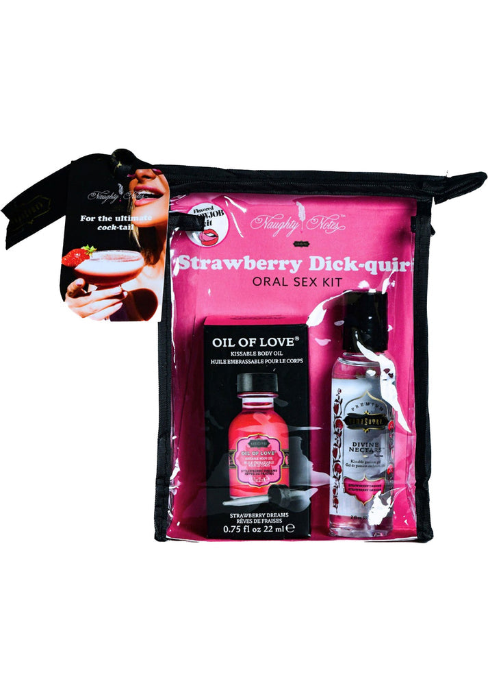 Bestel: Oral Sex Cocktail Kit by Kama Sutra - bij Happytoys: de erotische sex webshop | liever Happy dan Easy ⭐⭐⭐⭐⭐ - Strawberry - 94050 - STRAWBERRY