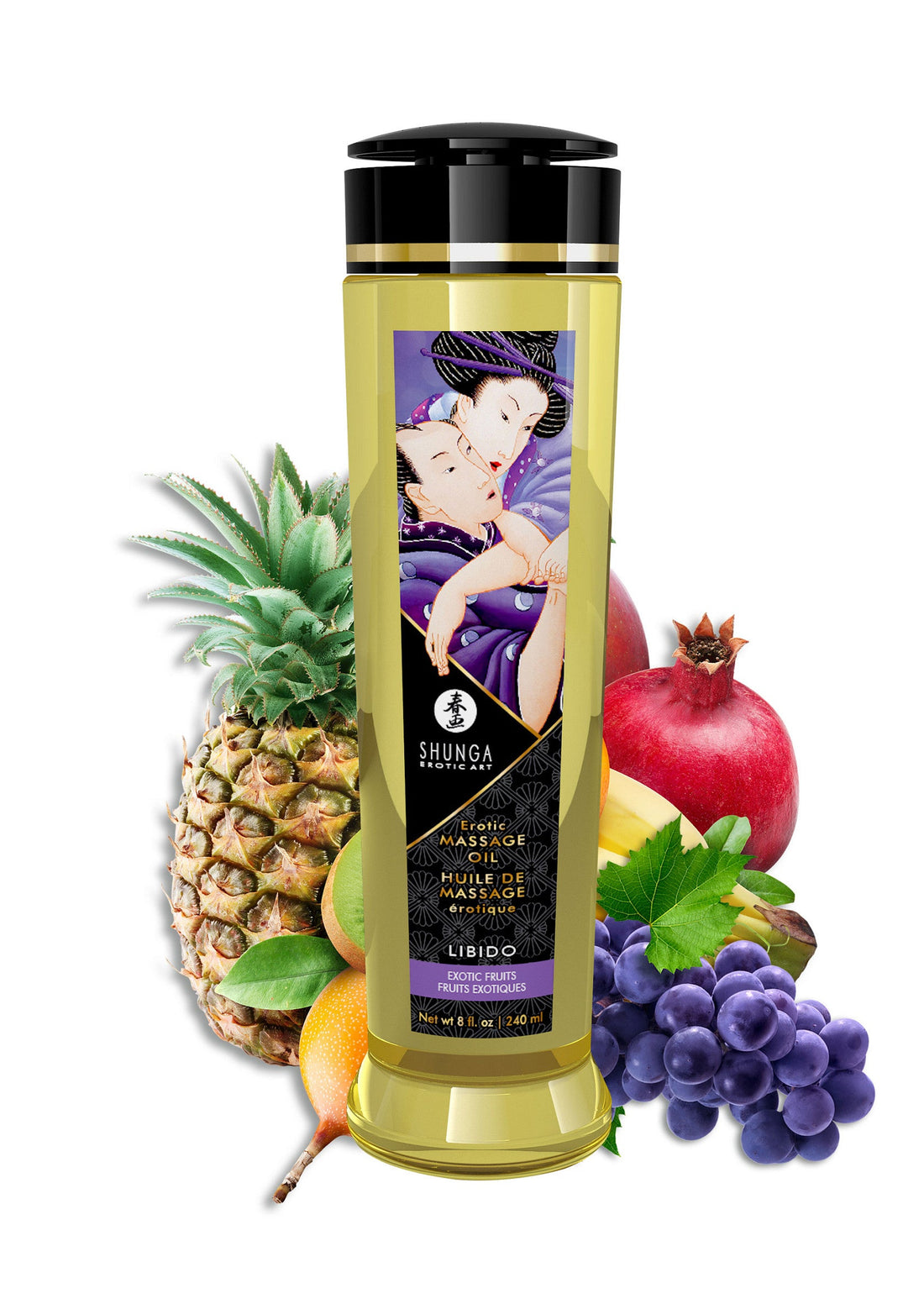 Bestel: Erotic Massage Oil by Shunga - bij Happytoys.nl, happytoys.be, Happytoys.ae: erotische sex webshop | liever Happy dan Easy ⭐⭐⭐⭐⭐