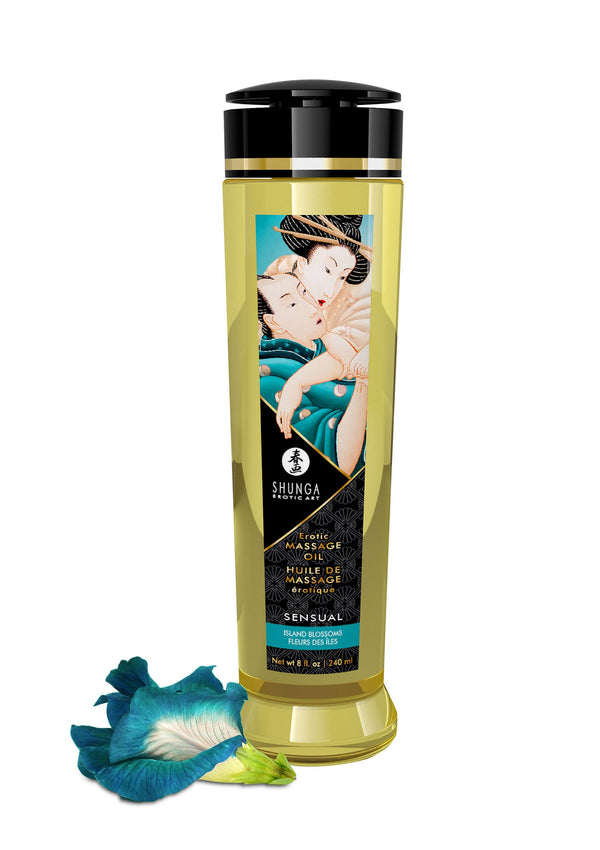 Bestel: Erotic Massage Oil by Shunga - bij Happytoys.nl, happytoys.be, Happytoys.ae: erotische sex webshop | liever Happy dan Easy ⭐⭐⭐⭐⭐