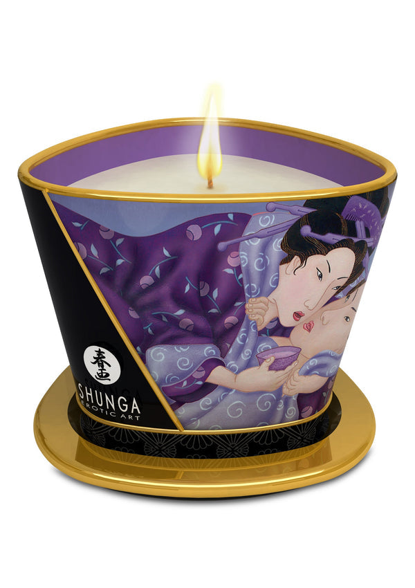 Bestel: Massage candle 170 ml by Shunga - bij Happytoys.nl, happytoys.be, Happytoys.ae: erotische sex webshop | liever Happy dan Easy ⭐⭐⭐⭐⭐