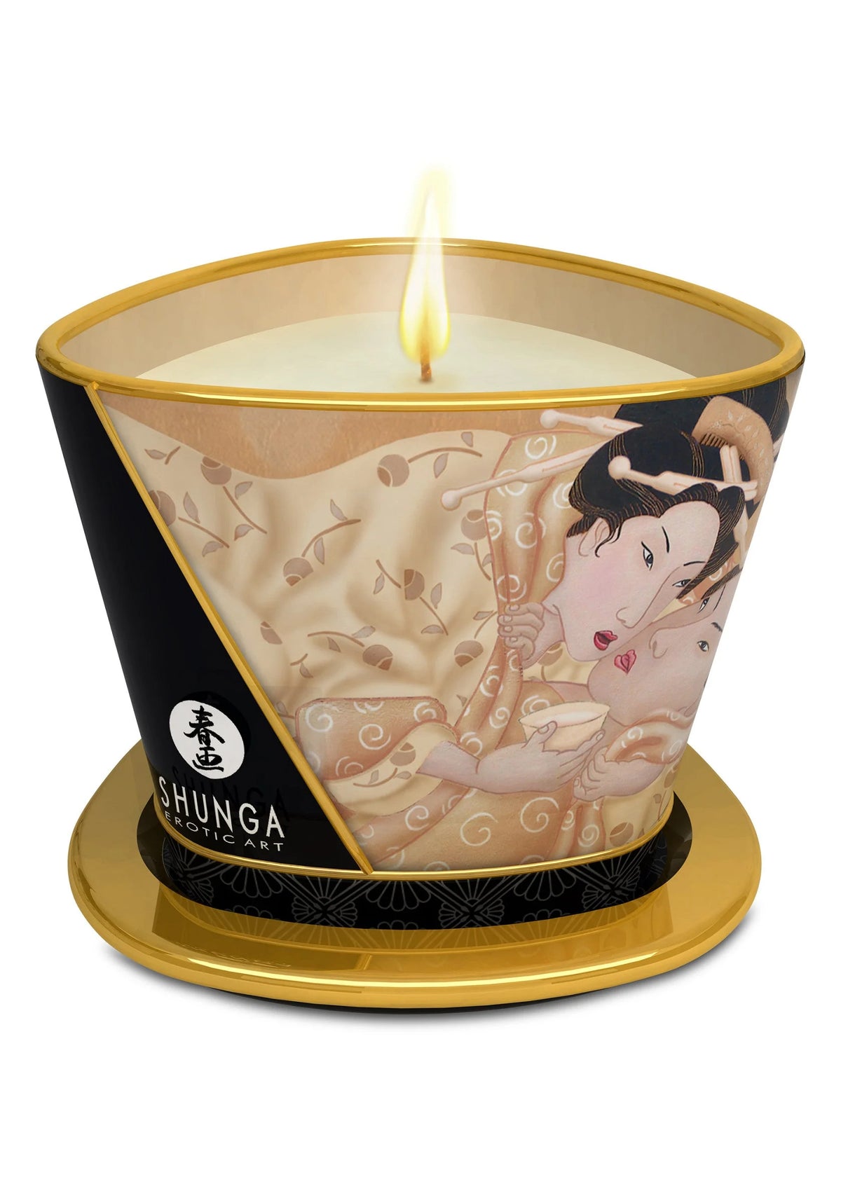 Bestel: Massage candle 170 ml by Shunga - bij Happytoys.nl, happytoys.be, Happytoys.ae: erotische sex webshop | liever Happy dan Easy ⭐⭐⭐⭐⭐ - Vanilla - 94513 - VANILLA - 170