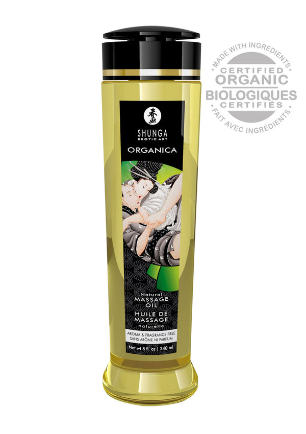 Bestel: Organica Kissable Oil by Shunga - bij Happytoys.nl, happytoys.be, Happytoys.ae: erotische sex webshop | liever Happy dan Easy ⭐⭐⭐⭐⭐ - Naturel - 94514 - NATUREL - 240