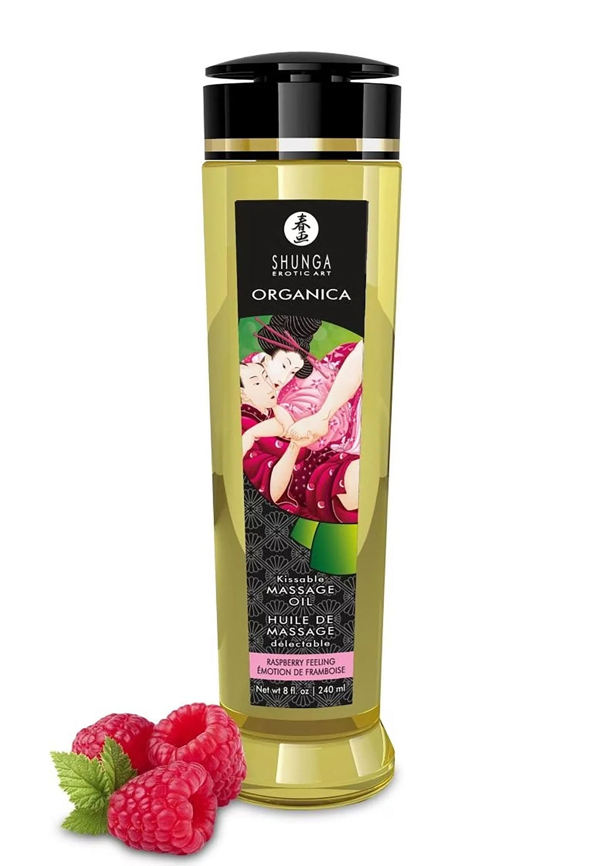 Bestel: Organica Kissable Oil by Shunga - bij Happytoys.nl, happytoys.be, Happytoys.ae: erotische sex webshop | liever Happy dan Easy ⭐⭐⭐⭐⭐