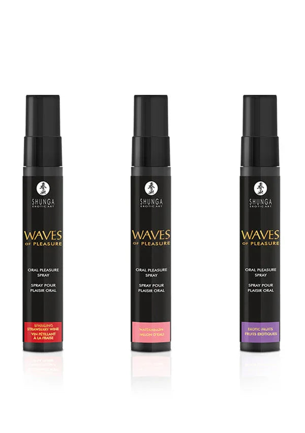 Bestel: Waves of Pleasure Oral Spray 20 ml by Shunga - bij Happytoys.nl, happytoys.be, Happytoys.ae: erotische sex webshop | liever Happy dan Easy âââââ