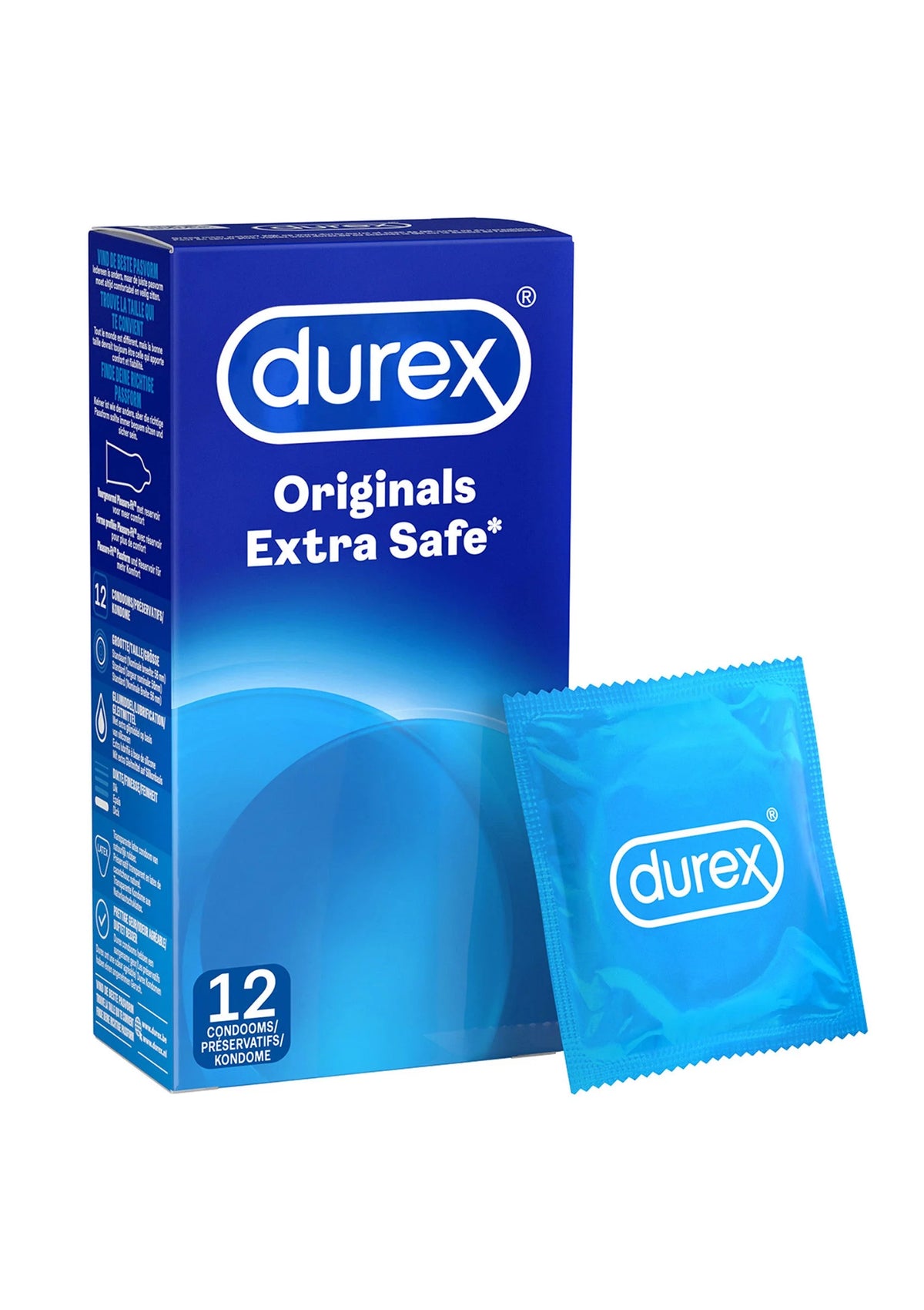 Bestel: Extra Safe 6 x 12 condoms by Durex - bij Happytoys.nl, happytoys.be, Happytoys.ae: erotische sex webshop | liever Happy dan Easy âââââ - Default Title - 95537 - NATUREL