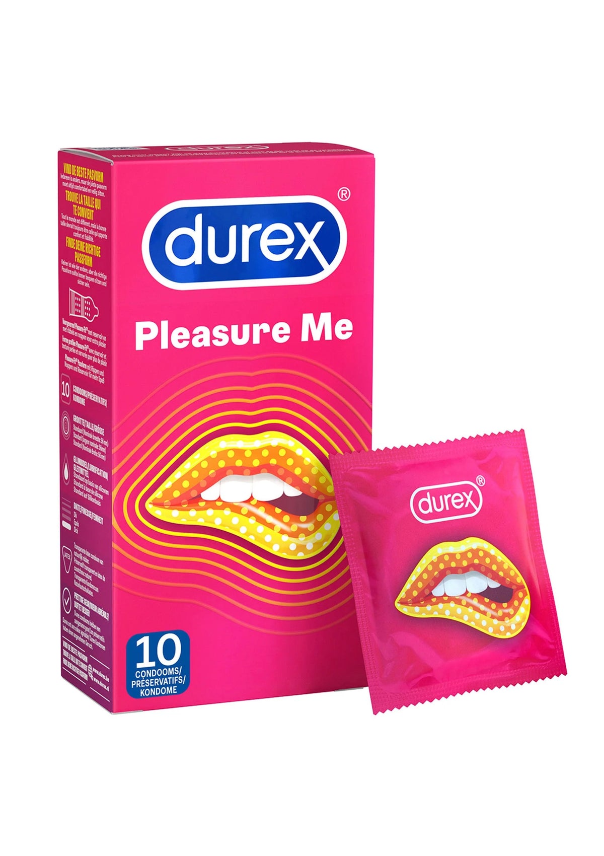 Bestel: Pleasure Me Condoms 6 x 10 by Durex - bij Happytoys.nl, happytoys.be, Happytoys.ae: erotische sex webshop | liever Happy dan Easy âââââ - Default Title - 95544 - NATUREL