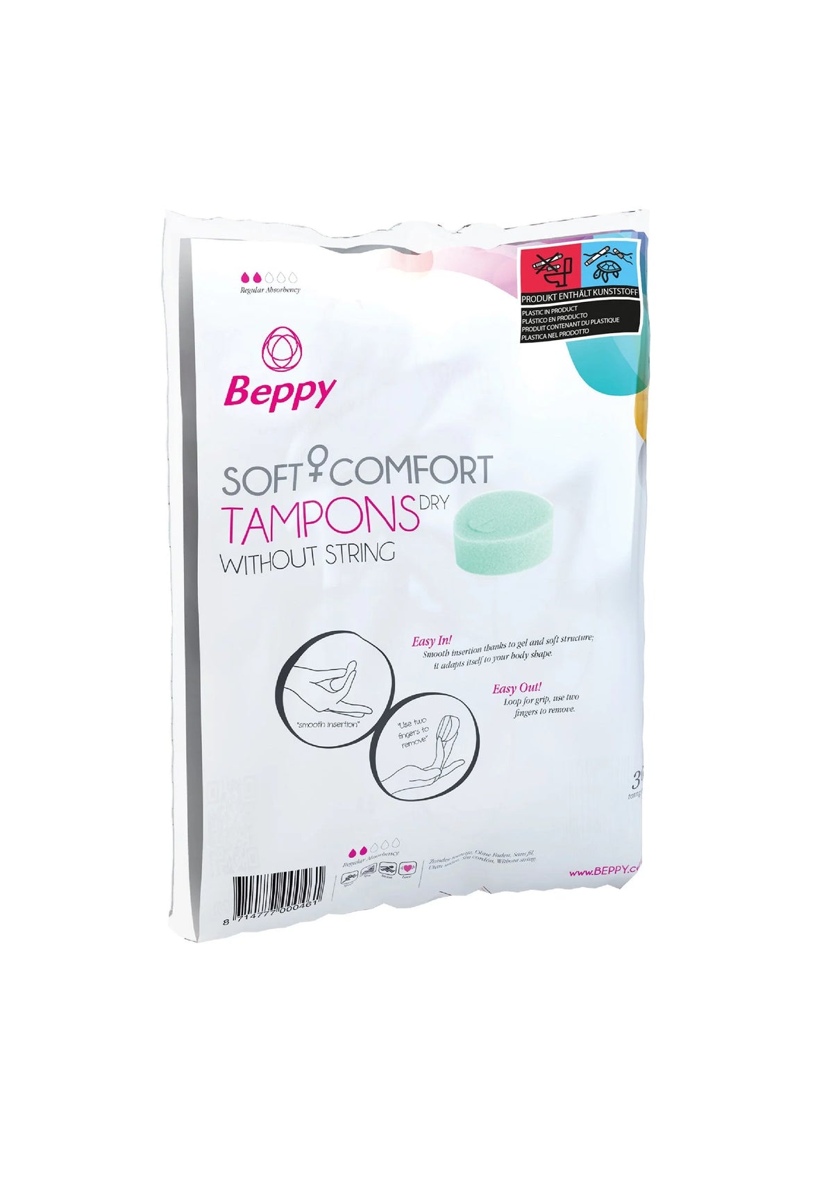 Bestel: Soft & Comfort Dry 30 pcs by Beppy - bij Happytoys.nl, happytoys.be, Happytoys.ae: erotische sex webshop | liever Happy dan Easy ⭐⭐⭐⭐⭐ - Default Title - 96204 - NATUREL