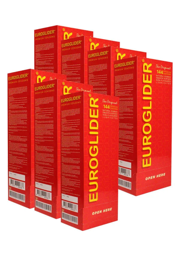 Bestel: Euroglider Condoms 1008 pcs Condoms by Euroglider - bij Happytoys.nl, happytoys.be, Happytoys.ae: erotische sex webshop | liever Happy dan Easy ⭐⭐⭐⭐⭐