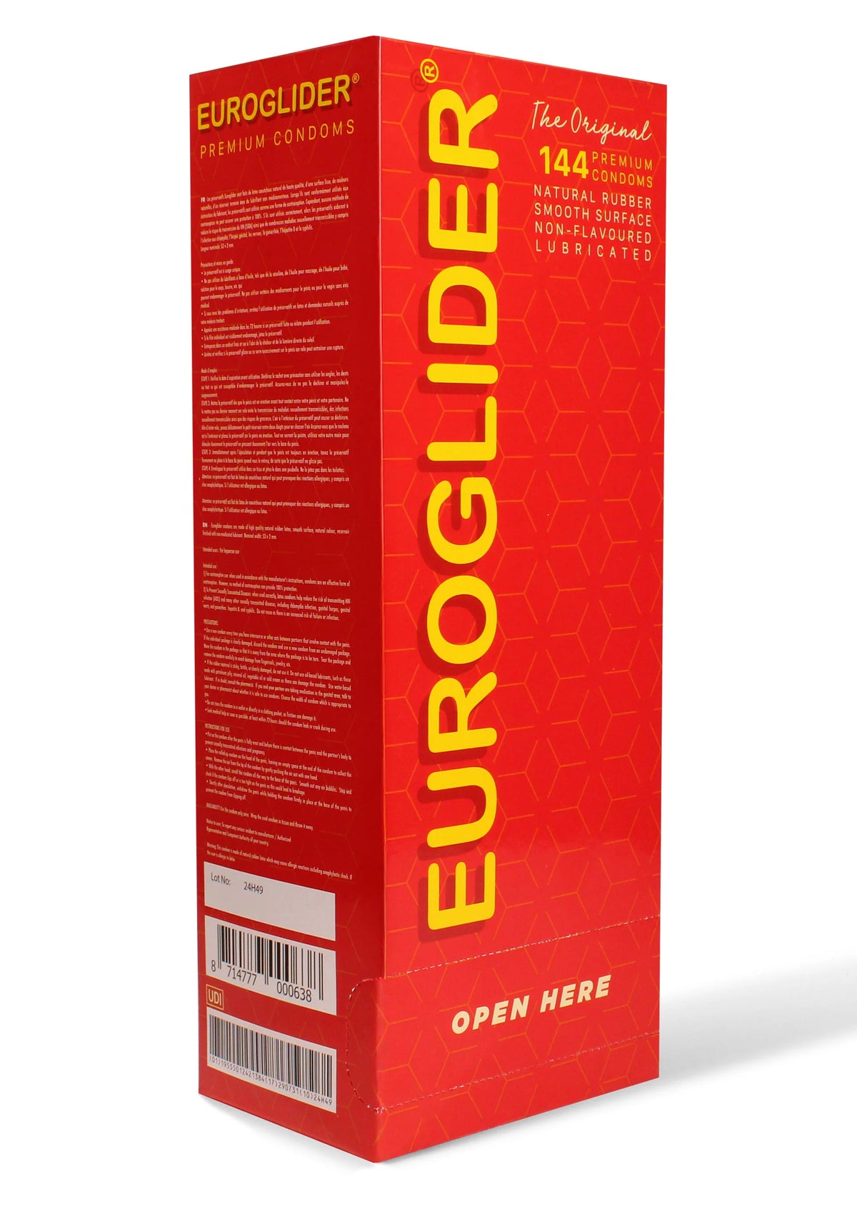 Bestel: Condoms 144pcs by Euroglider - bij Happytoys.nl, happytoys.be, Happytoys.ae: erotische sex webshop | liever Happy dan Easy ⭐⭐⭐⭐⭐ - Default Title - 96251 - NATUREL