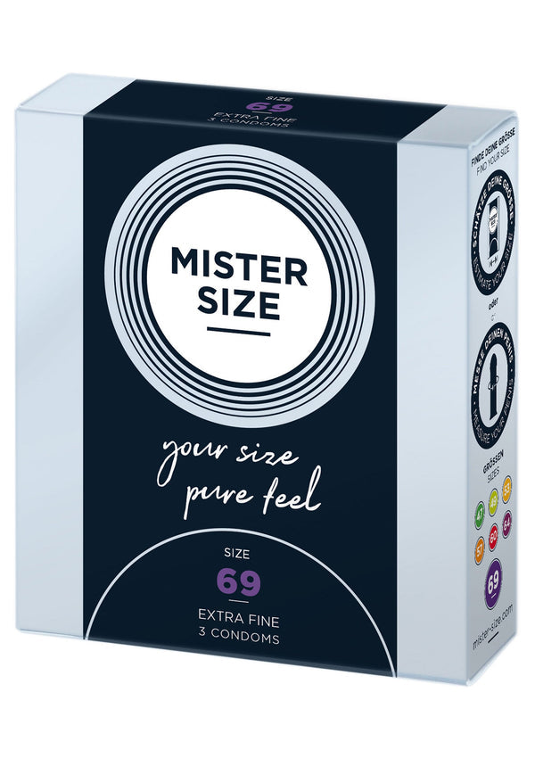 69mm Condoms 3pcs by Mister Size