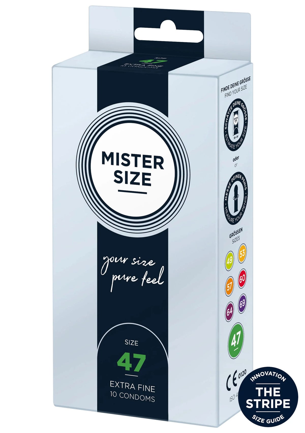 Bestel: MISTER SIZE 47mm Condoms 10pcs - bij Happytoys.nl, happytoys.be, Happytoys.ae: erotische sex webshop | liever Happy dan Easy âââââ - Default Title - 97120 - NATUREL
