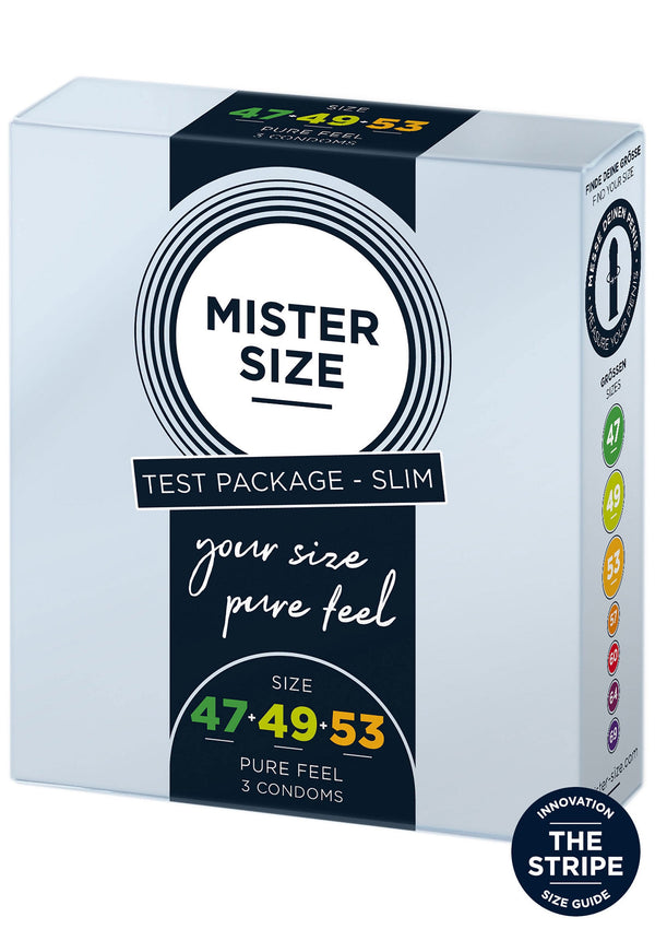 Bestel: 47 - 49 - 53mm 3 - pack condoms by Mister Size - bij Happytoys.nl, happytoys.be, Happytoys.ae: erotische sex webshop | liever Happy dan Easy ⭐⭐⭐⭐⭐ - Default Title - 97127 - NATUREL