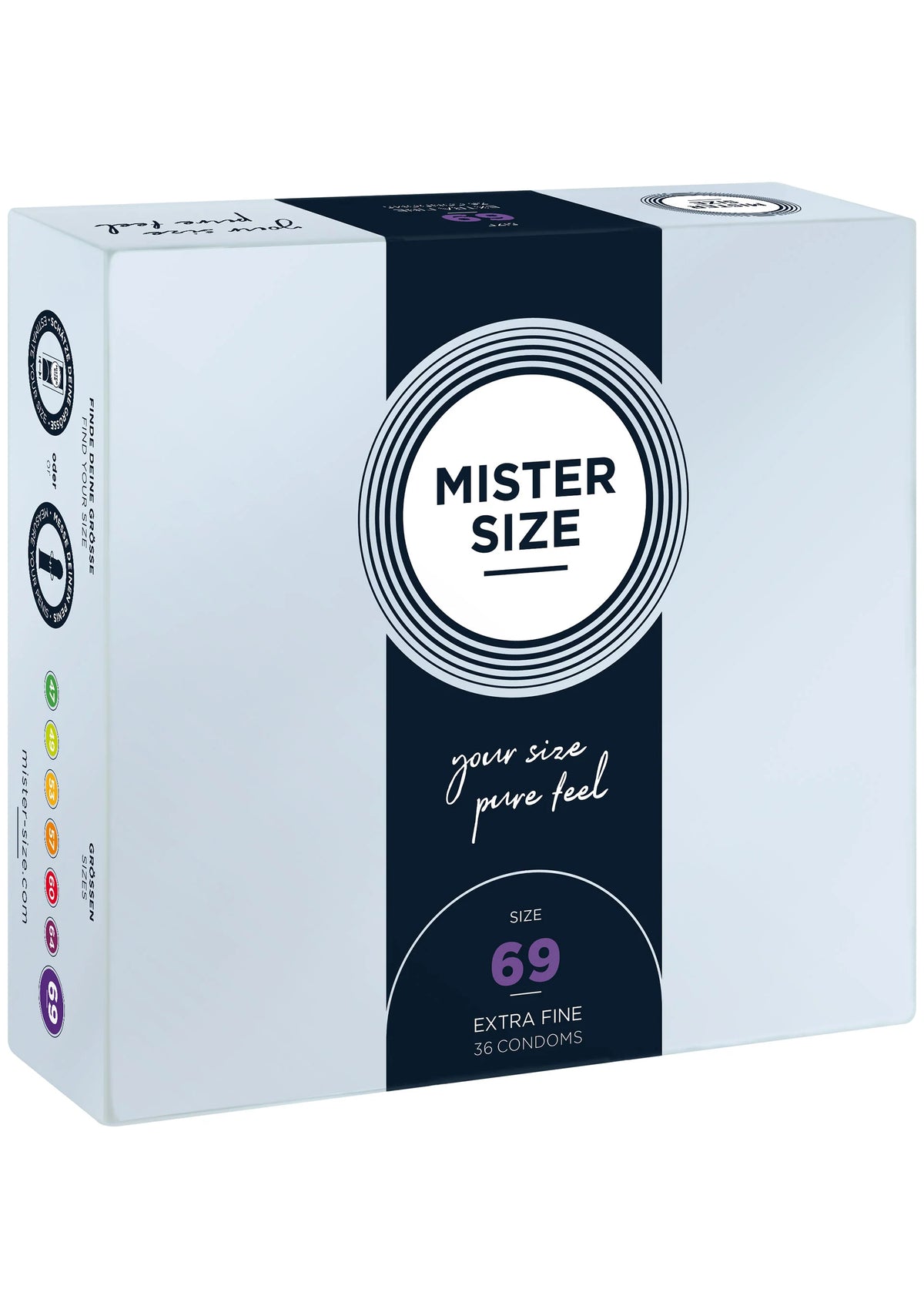 Bestel: MISTER SIZE 69mm Condoms 36pcs by Mr Size - condooms bij Happytoys.nl, happytoys.be, Happytoys.ae: erotische sex webshop | liever Happy dan Easy ⭐⭐⭐⭐⭐