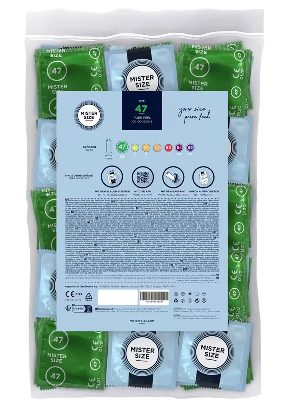 Bestel: MISTER SIZE 47mm Condoms 100pcs - bij Happytoys.nl, happytoys.be, Happytoys.ae: erotische sex webshop | liever Happy dan Easy ⭐⭐⭐⭐⭐