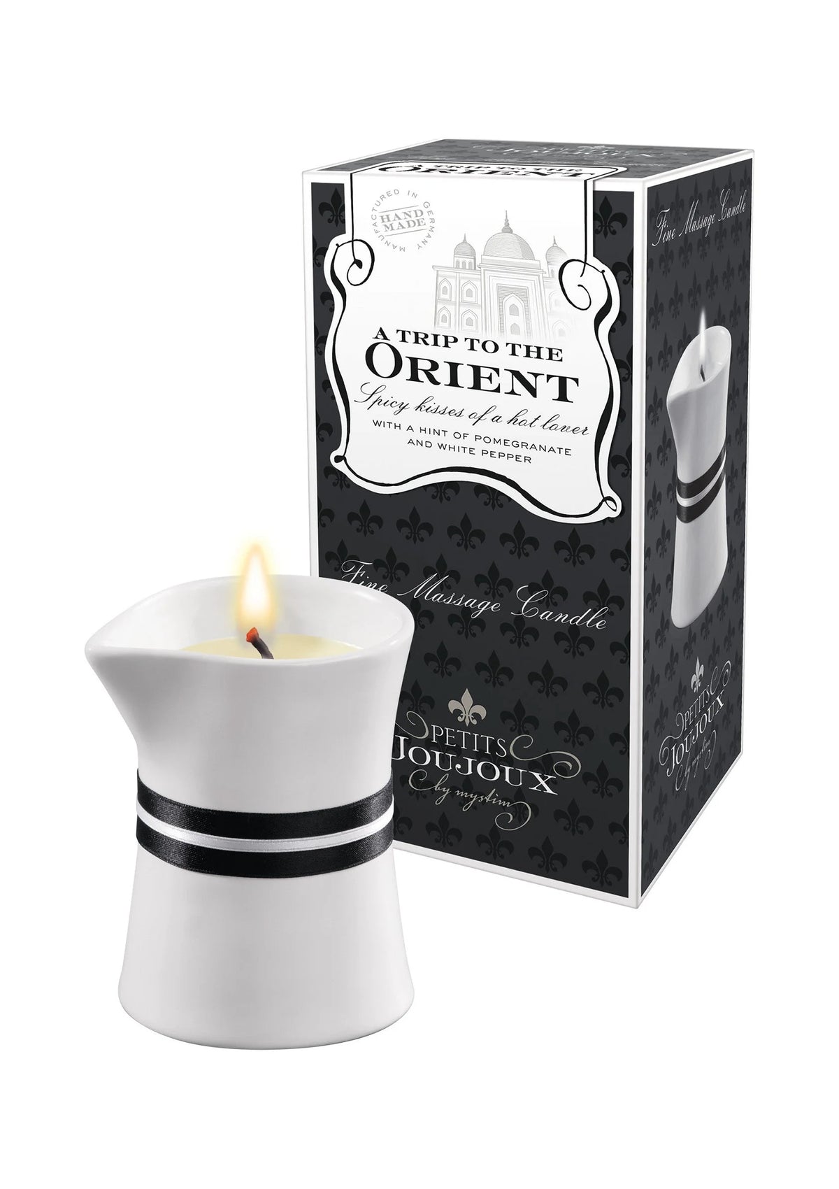 Bestel: Massage Candle Orient 120 gr by Petit JouJoux - bij Happytoys.nl, happytoys.be, Happytoys.ae: erotische sex webshop | liever Happy dan Easy âââââ - Default Title - 97304 - ORIENT - 120