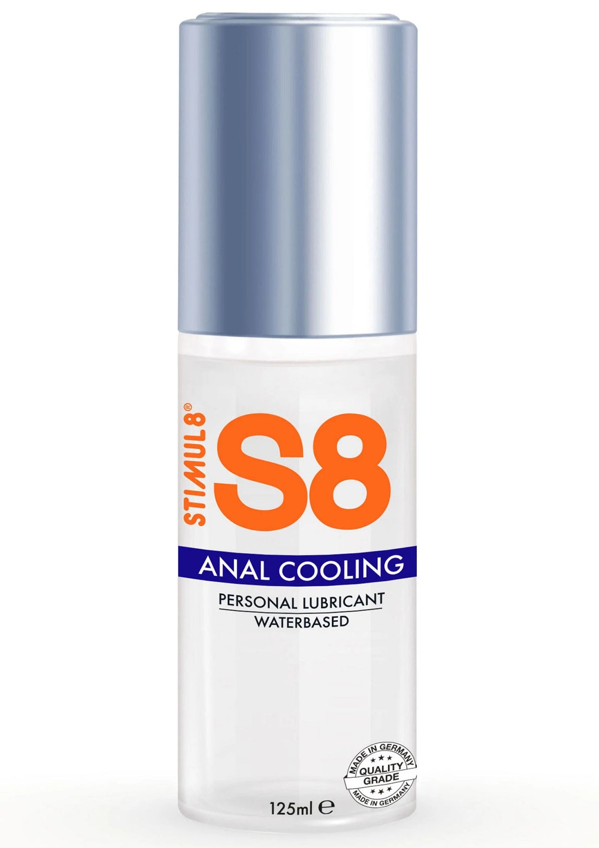 Bestel: Cooling Anal Lubricant 125 ml by S8 - bij Happytoys.nl, happytoys.be, Happytoys.ae: erotische sex webshop | liever Happy dan Easy ⭐⭐⭐⭐⭐ - Default Title - 97405 - COOLING - 125