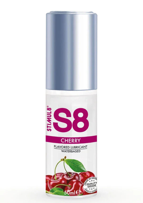 Bestel: Flavored Lubricant 50 ml by S8 - glijmiddel bij Happytoys.nl, happytoys.be, Happytoys.ae: erotische sex webshop | liever Happy dan Easy ⭐⭐⭐⭐⭐ - Cherry - 97406 - CHERRY - 50