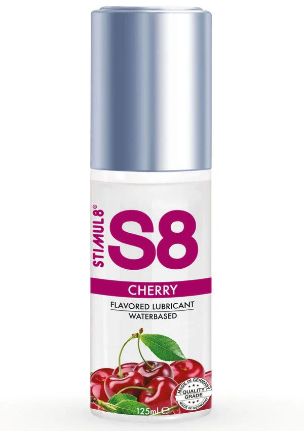 Bestel: Flavored Lubricant 125 ml by S8 - bij Happytoys.nl, happytoys.be, Happytoys.ae: erotische sex webshop | liever Happy dan Easy ⭐⭐⭐⭐⭐ - Cherry - 97407 - CHERRY - 125