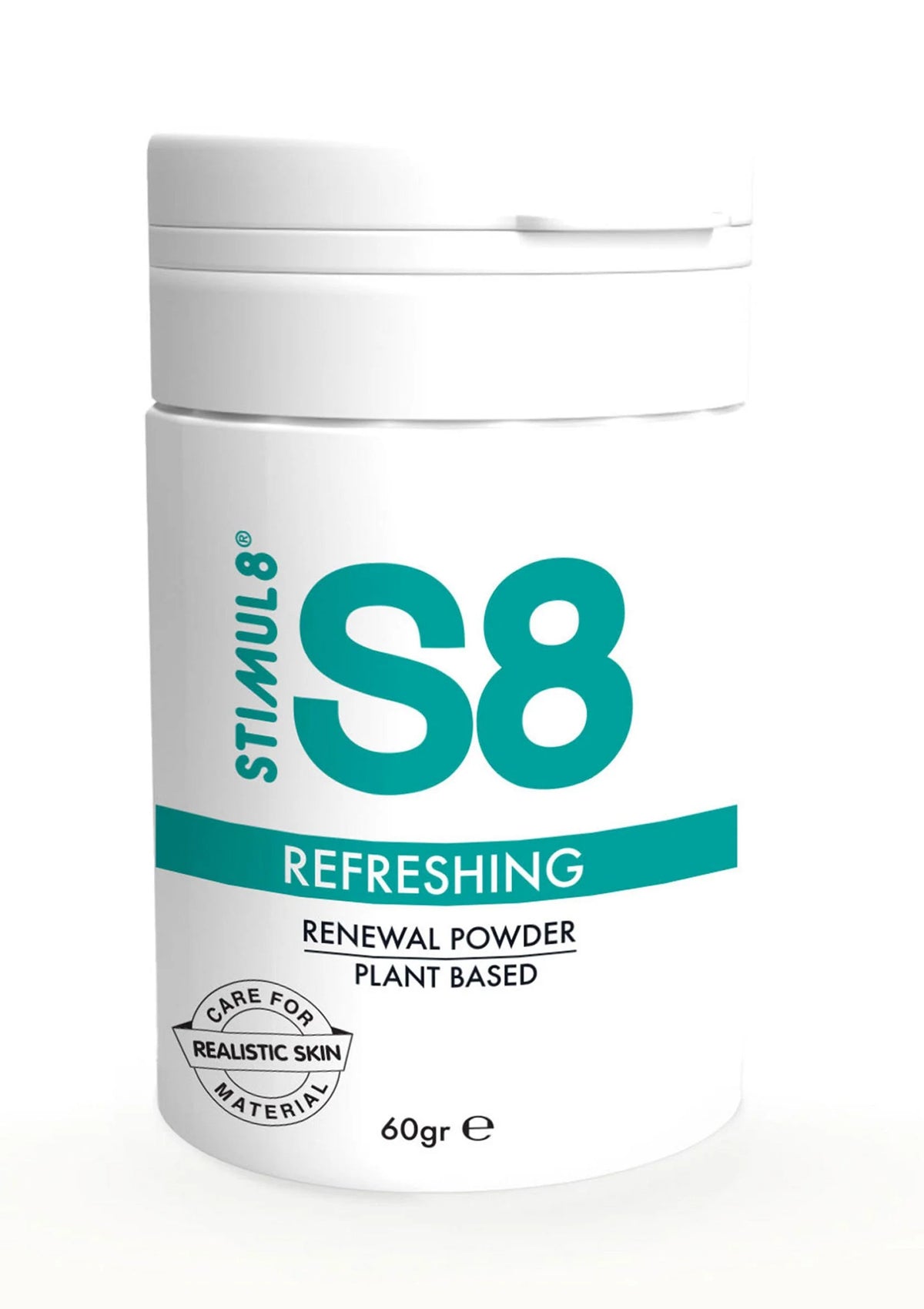 Bestel: Renewal Powder 60gr by S8 - bij Happytoys.nl, happytoys.be, Happytoys.ae: erotische sex webshop | liever Happy dan Easy ⭐⭐⭐⭐⭐ - Default Title - 97431 - NATUREL - 60