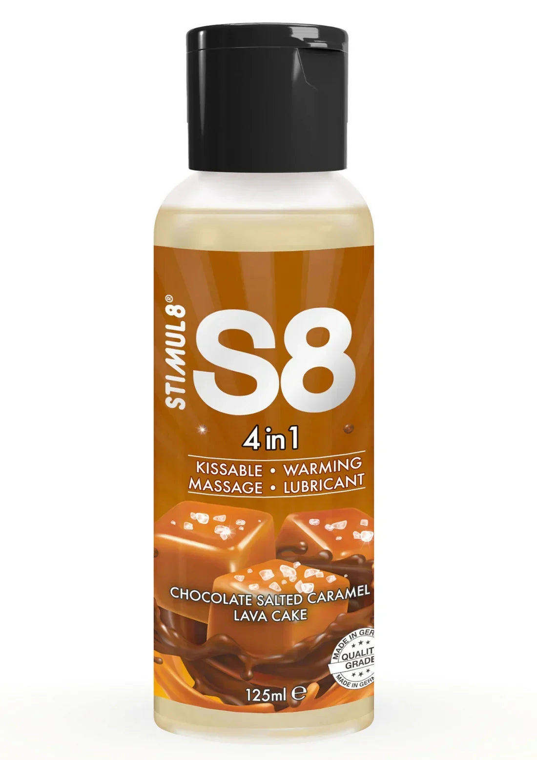 Bestel: S8 4 - in - 1 Dessert Lubricant 125 ml by Stimul8 - glijmiddel bij Happytoys.nl, happytoys.be, Happytoys.ae: erotische sex webshop | liever Happy dan Easy ⭐⭐⭐⭐⭐ - Chocolate - 97433 - CHOCOLATE - 125