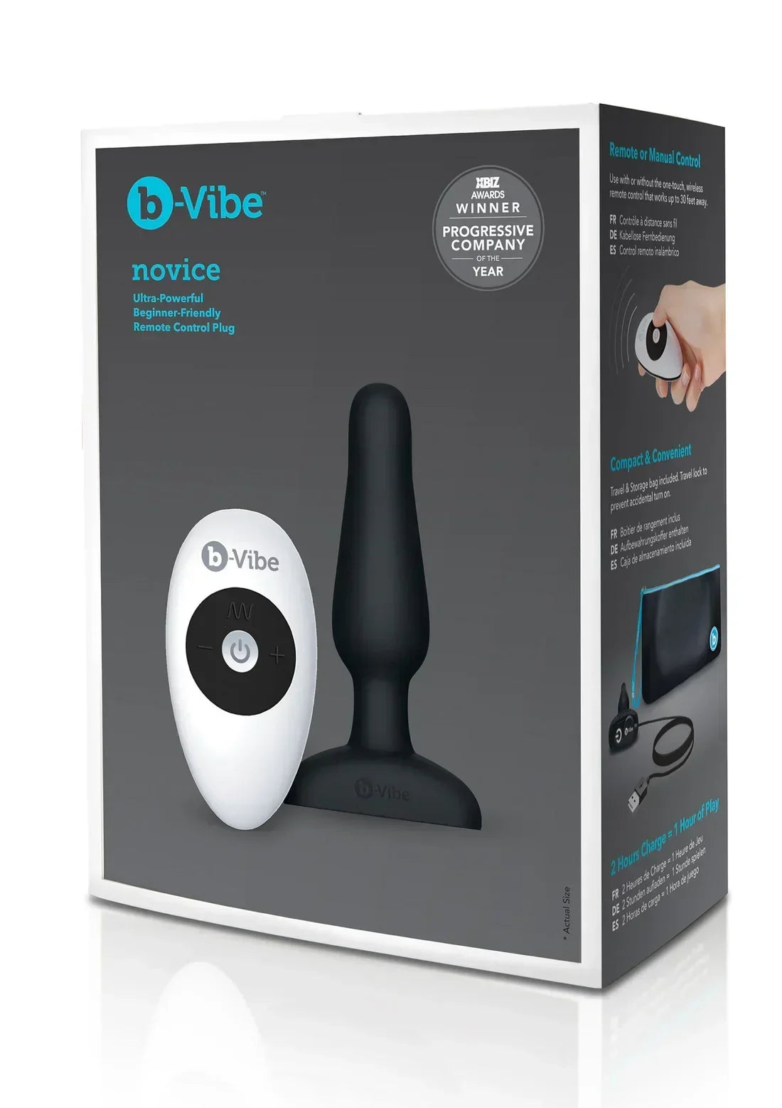 Bestel: B - Vibe Novice Plug by B - Vibe - bij Happytoys.nl, happytoys.be, Happytoys.ae: erotische sex webshop | liever Happy dan Easy ⭐⭐⭐⭐⭐