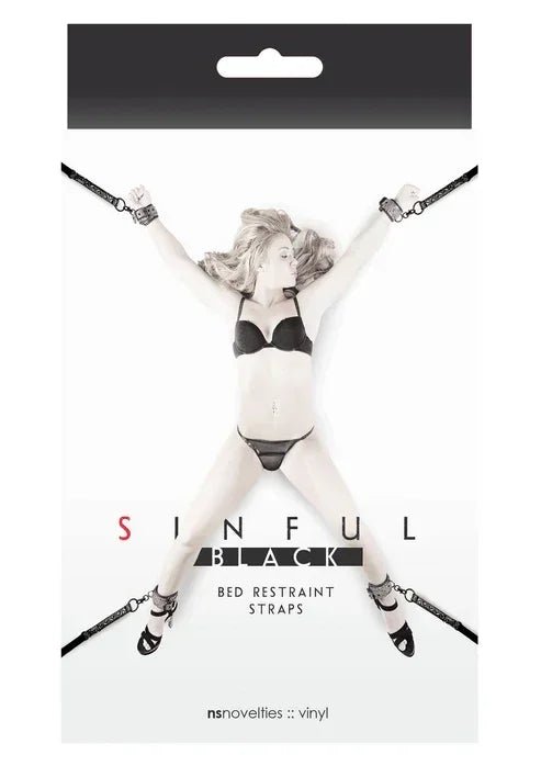 Bestel: Bed Restraint Straps by NS Novelties - bij Happytoys.nl, happytoys.be, Happytoys.ae: erotische sex webshop | liever Happy dan Easy ⭐⭐⭐⭐⭐